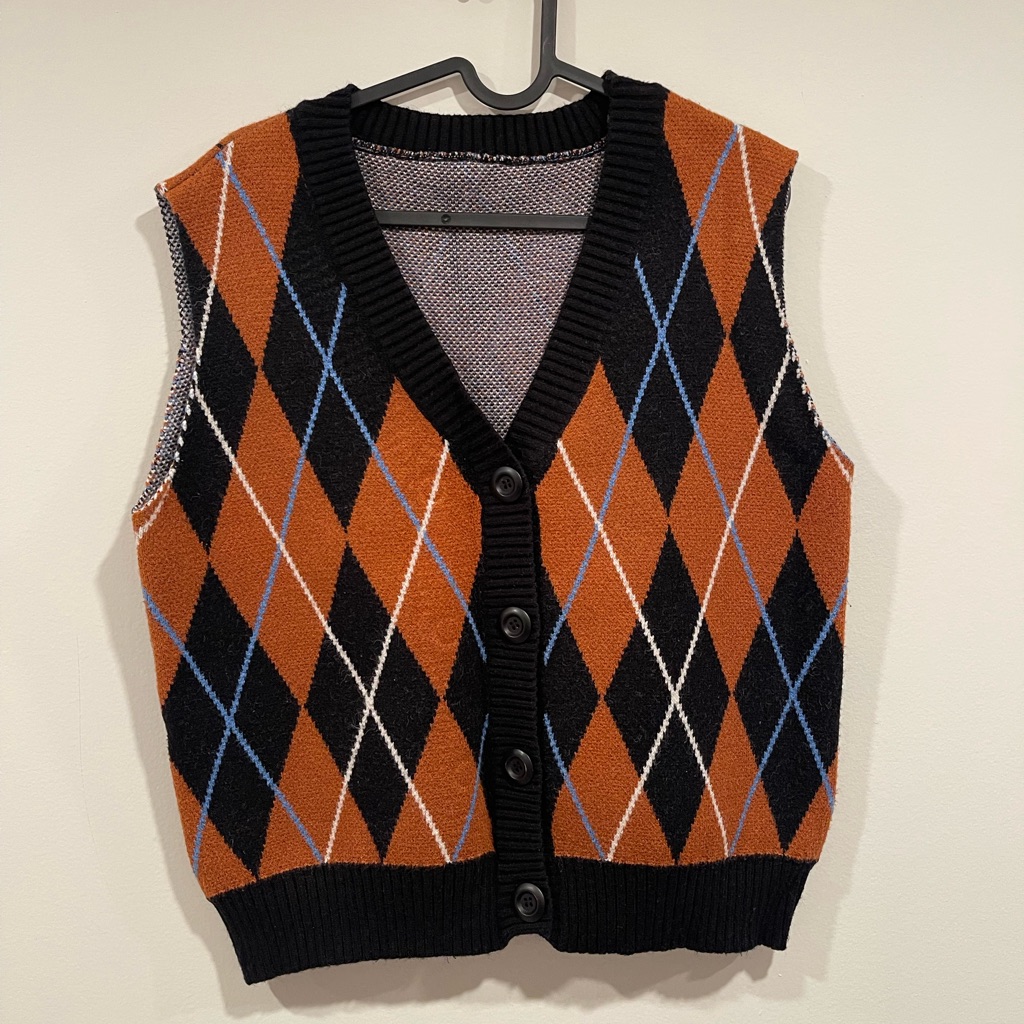 Wool Button Vest